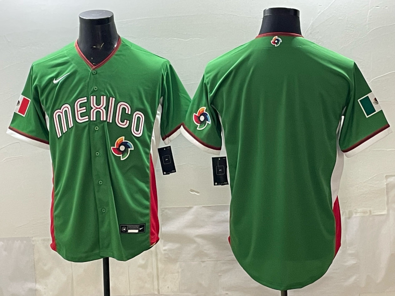 Men 2026 World Cub USA blank green Nike MLB Jersey 001